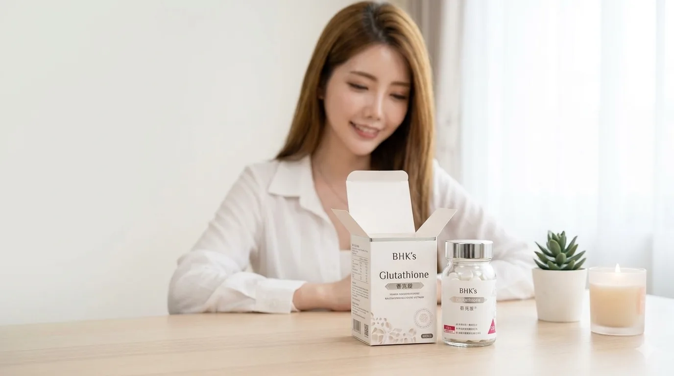 【Flora私藏保養】BHK's奢光錠穀胱甘肽4週實測！告別暗沉蠟黃，蝦皮旗艦店高CP值養成「自帶聚光燈」的透亮水光肌 ✨